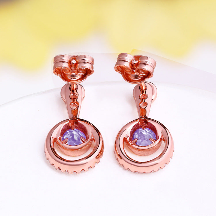 Amethyst Stud Earrings | Elegant Women’s Gemstone Jewelry