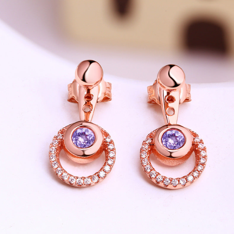 Amethyst Stud Earrings | Elegant Women’s Gemstone Jewelry