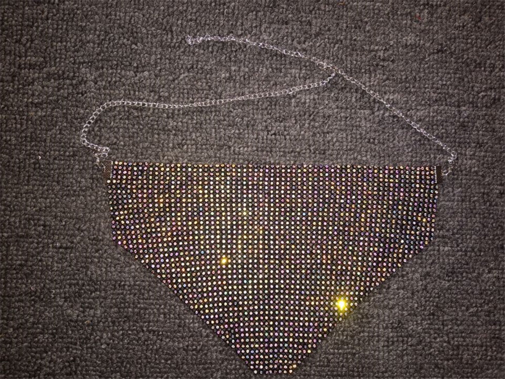 Crystal Rhinestone Face Mask | Glam Statement Festival Jewelry