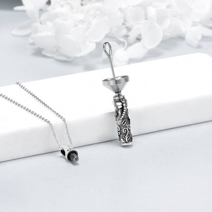 Dragonfly Memorial Urn Necklace | S925 Sterling Silver Keepsake Jewelry