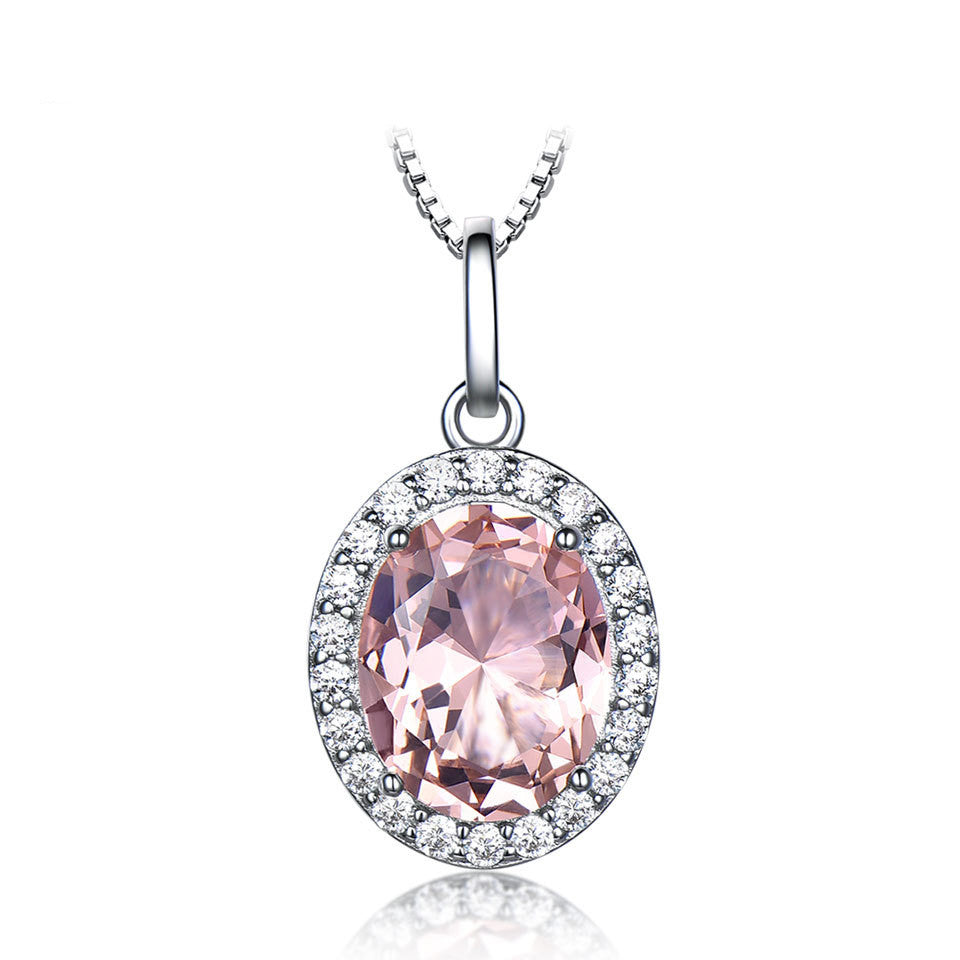 Pink Nano Gemstone Pendant | 925 Sterling Silver