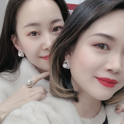 Large Freshwater Pearl Stud Earrings | Elegant Statement Pearl Jewelry