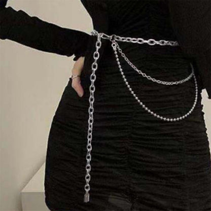 Layered Chain Waist Belt | Gold & Silver Body Jewelry