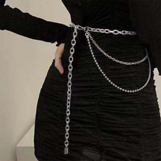 Layered Chain Waist Belt | Gold & Silver Body Jewelry