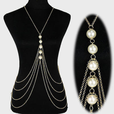 Pearl Chain Body Jewelry