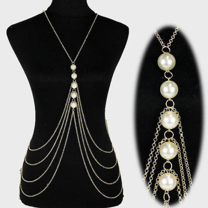 Pearl Chain Body Jewelry