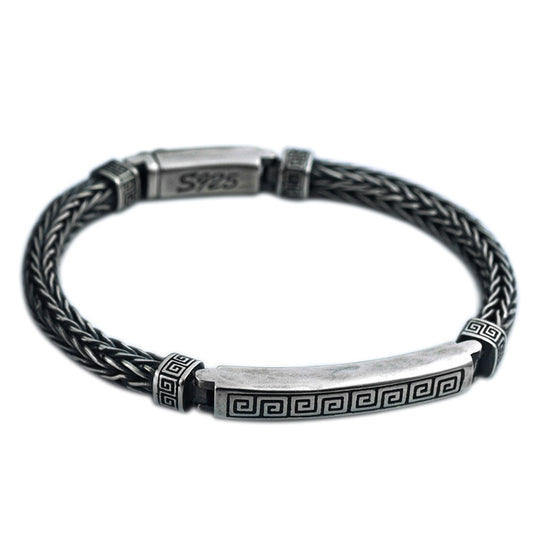 Thai Silver Bracelet for Men & Women | Personality Tide Design