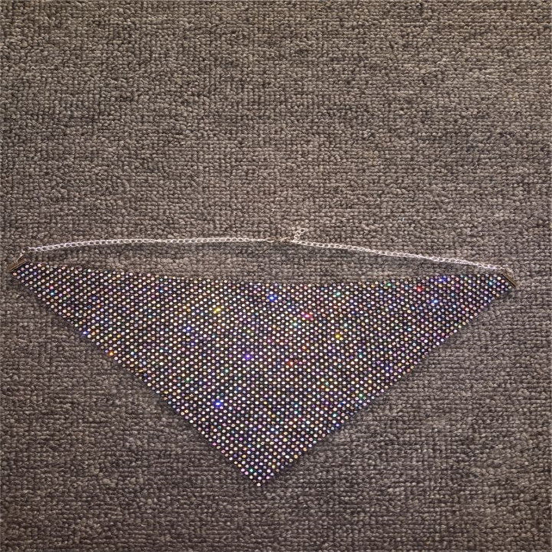 Rhinestone Face Chain Mask | Sparkling Statement Festival Jewelry