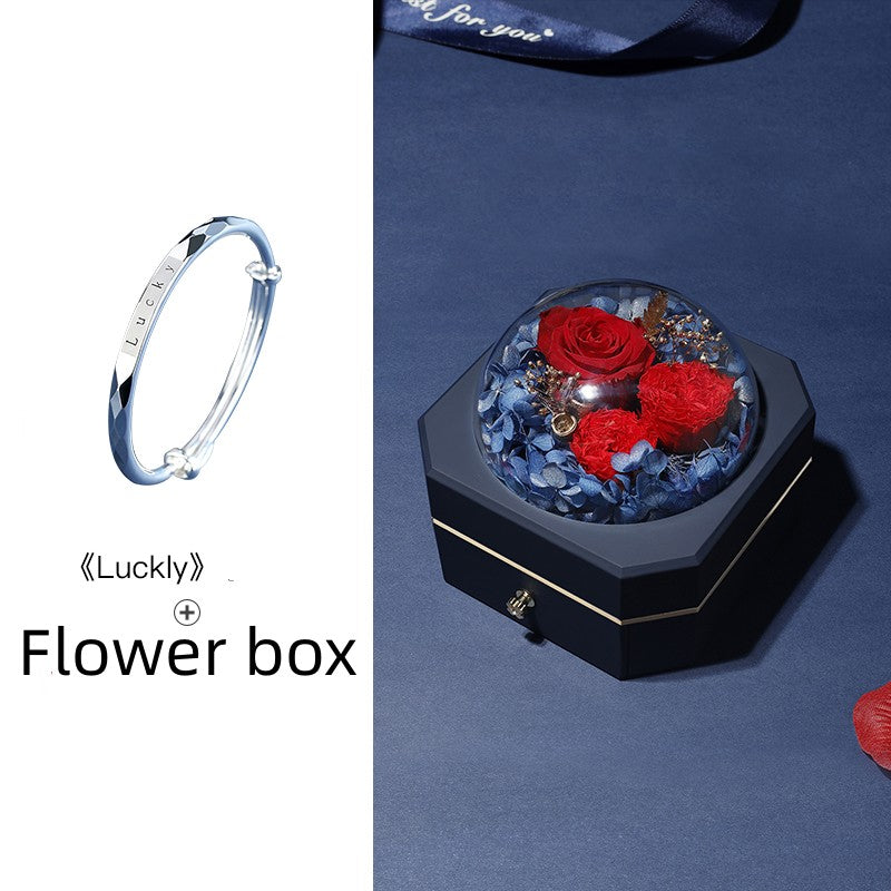 Sterling Silver Minimal Bangle Bracelet | Adjustable Fit