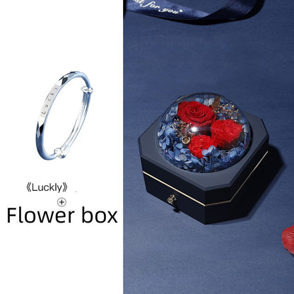 Sterling Silver Minimal Bangle Bracelet | Adjustable Fit