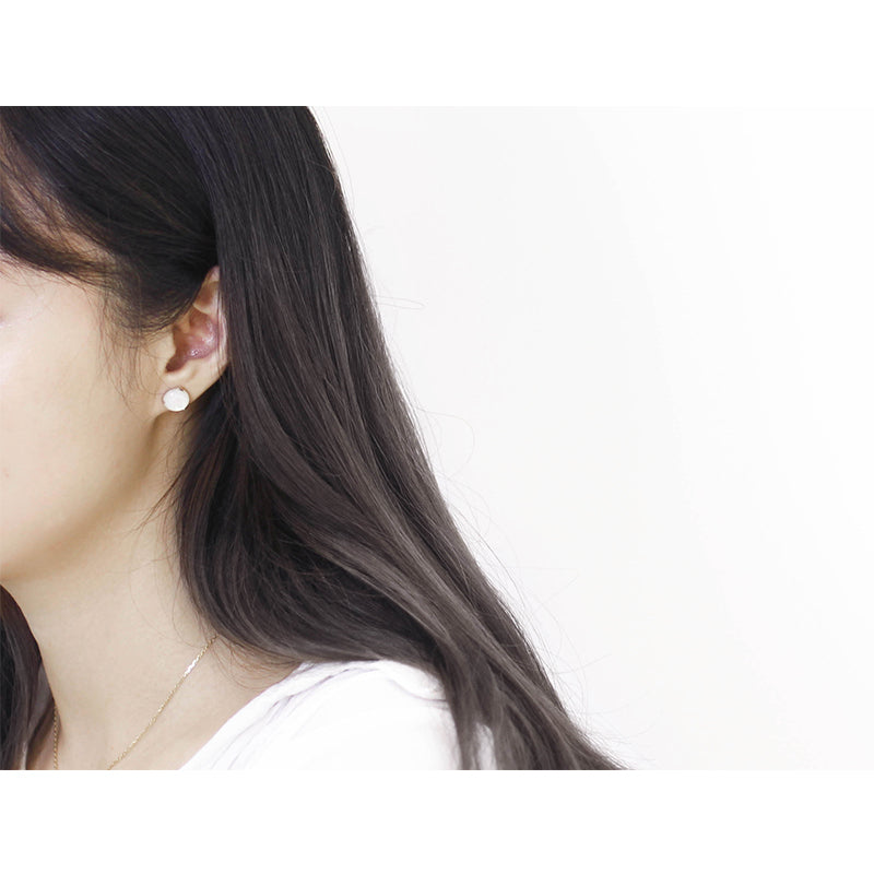 Women’s Celestial Sun & Moon Earrings | Abalone Shell & Mother of Pearl Design