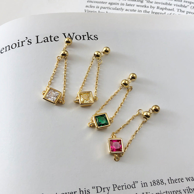 Fancy Gem Ring | S925 Sterling Silver with Synthetic Gemstone