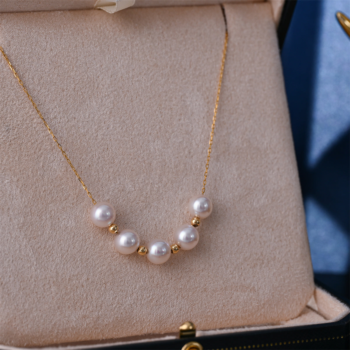 Sky Star Pearl | 18K Gold Pearl Necklace