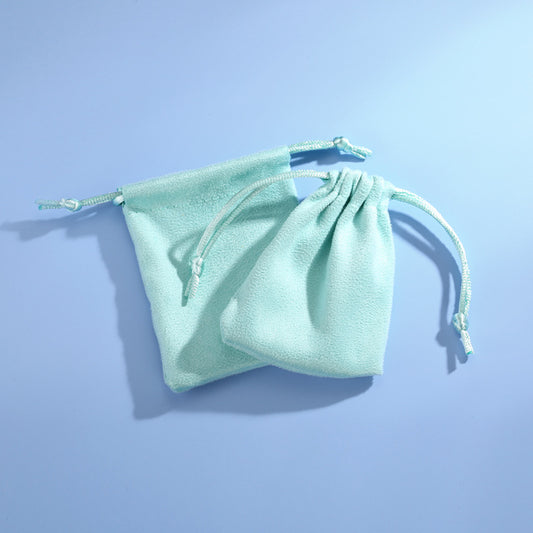 Velvet Jewelry Pouch | Mint Green