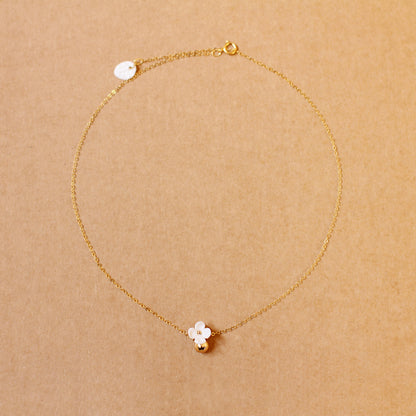 Osmanthus Series Bone China Jewelry Set | Artistic Necklace, Bracelet & Earrings