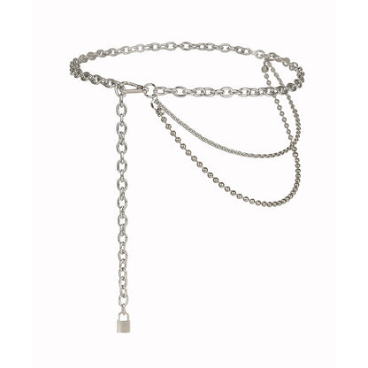 Layered Chain Waist Belt | Gold & Silver Body Jewelry