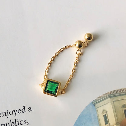 Fancy Gem Ring | S925 Sterling Silver with Synthetic Gemstone