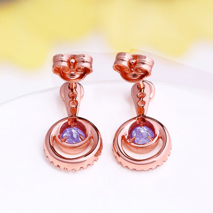Amethyst Stud Earrings | Elegant Women’s Gemstone Jewelry