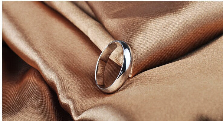 S925 Sterling Silver High-Polish Band Ring