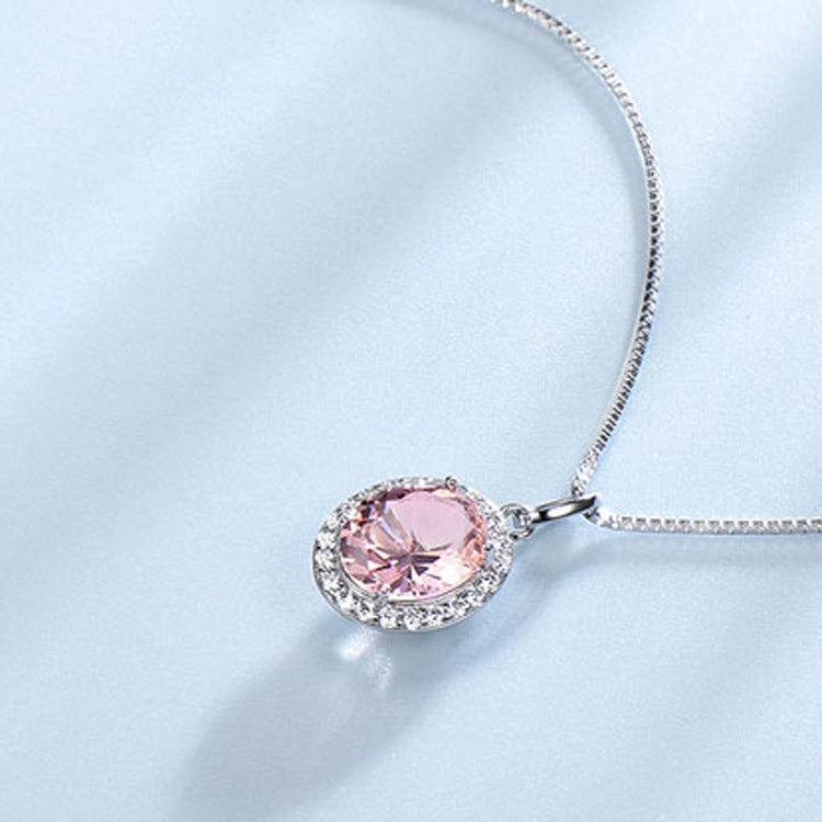 Pink Nano Gemstone Pendant | 925 Sterling Silver