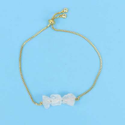 Stonecurrent — Raw Gemstone Adjustable Chain Bracelet | Heirloom Collection