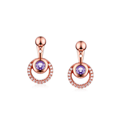 Amethyst Stud Earrings | Elegant Women’s Gemstone Jewelry