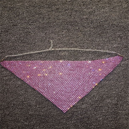 Rhinestone Face Chain Mask | Sparkling Statement Festival Jewelry