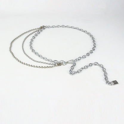 Layered Chain Waist Belt | Gold & Silver Body Jewelry