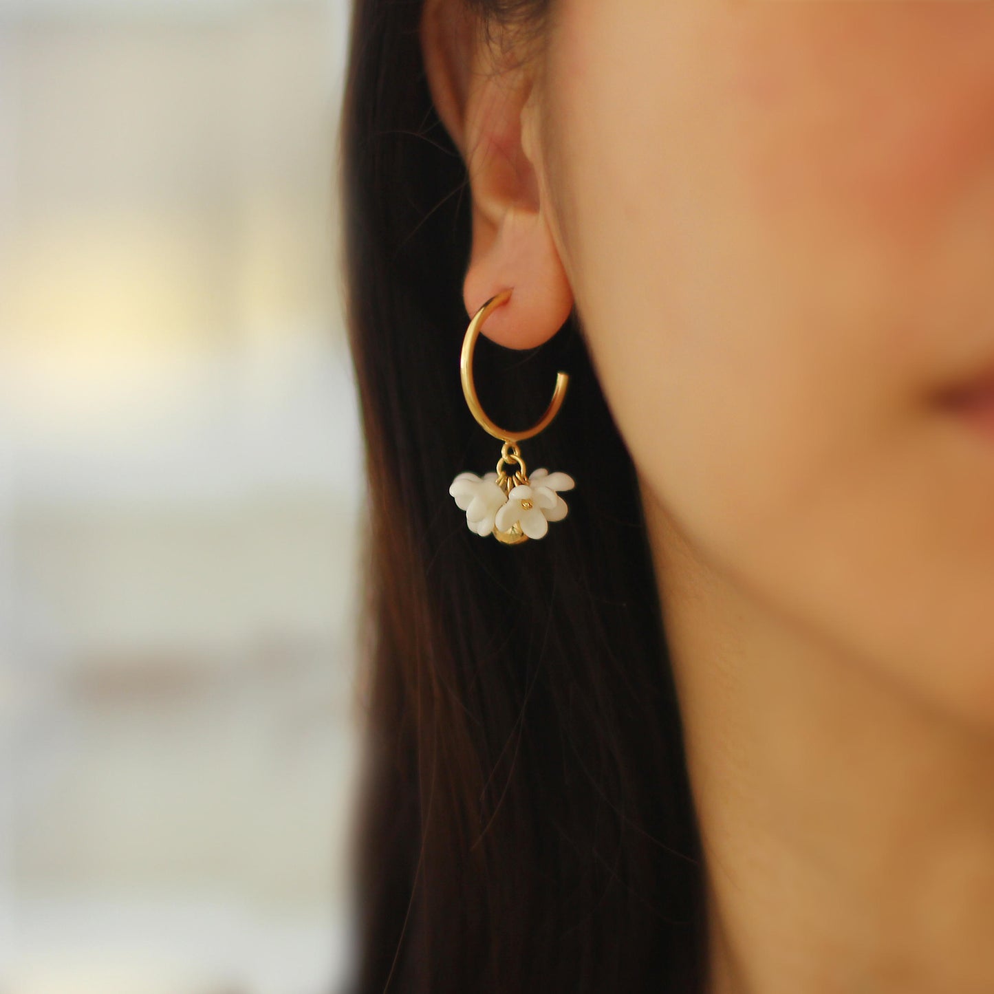 Osmanthus Series Bone China Jewelry Set | Artistic Necklace, Bracelet & Earrings