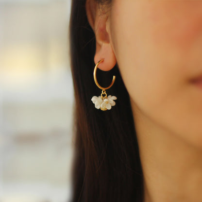 Osmanthus Series Bone China Jewelry Set | Artistic Necklace, Bracelet & Earrings