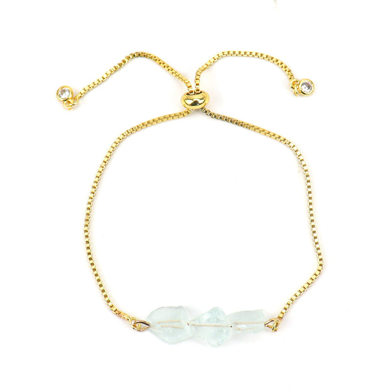 Stonecurrent — Raw Gemstone Adjustable Chain Bracelet | Heirloom Collection
