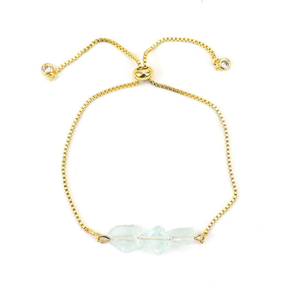 Stonecurrent — Raw Gemstone Adjustable Chain Bracelet | Heirloom Collection