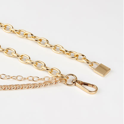 Layered Chain Waist Belt | Gold & Silver Body Jewelry