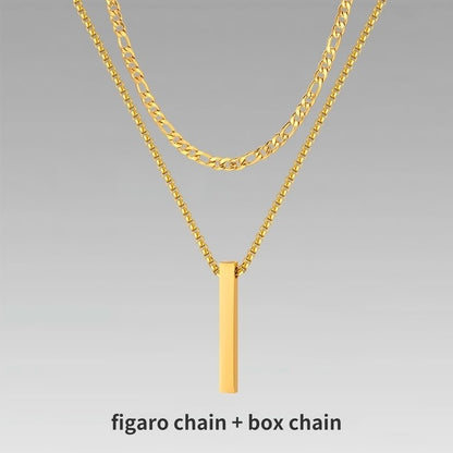 Men’s Crystal Chain Necklace | Stylish Gift Jewelry for Men & Boys