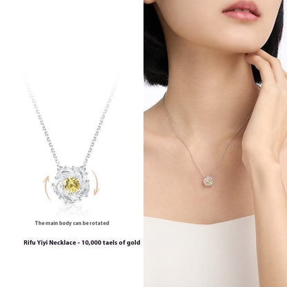 Camellia Necklace | Light Luxury Clavicle Chain Gift