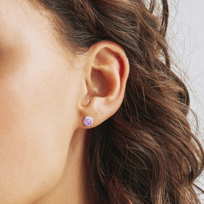 S925 Sterling Silver Blossom Cherry Blossom Stud Earrings | Elegant Floral Jewelry