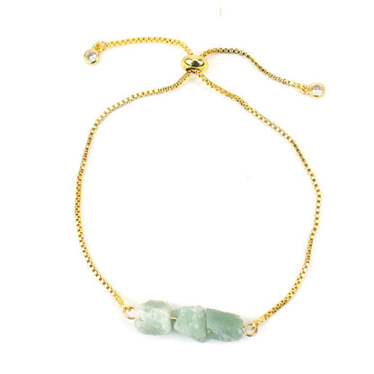 Stonecurrent — Raw Gemstone Adjustable Chain Bracelet | Heirloom Collection