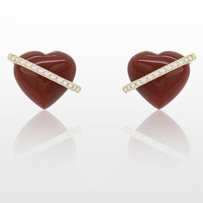 Silver Simple Little Heart  Heart Arrow Stud Earrings  Women's Jewelry  Heart-Shaped Earrings  Silver Earrings for Women