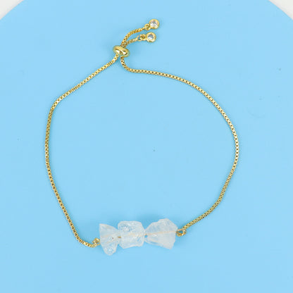 Stonecurrent — Raw Gemstone Adjustable Chain Bracelet | Heirloom Collection